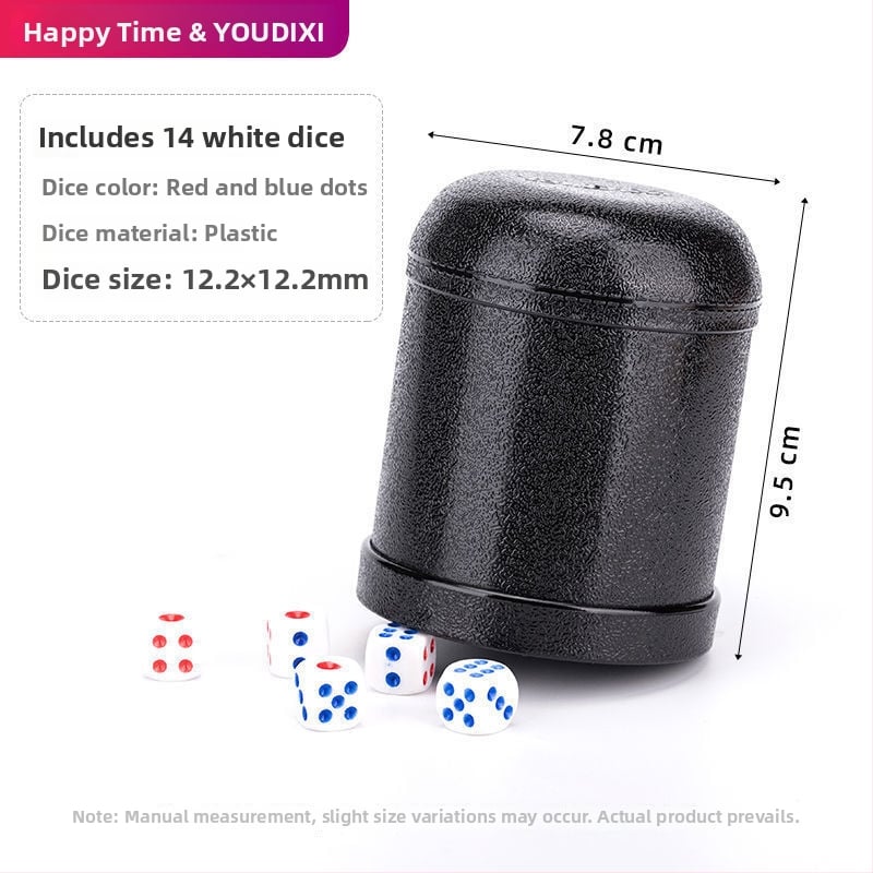 10 броя дебели чаши за зарове – шейкър за бар и KTV, меламин