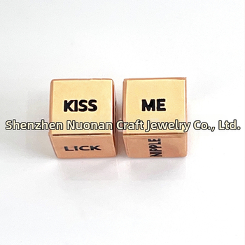 Nuo'an комплект твърди метални зарчета от цинкова сплав за шах и карти, 100 броя