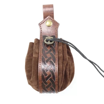 Keskaegne retro vöö munte rahakoti, täringukoti ja mõõga holster – täiskasvanute Halloween cosplay rekvisiit, kevad 2024, kaubamärk Other, laos