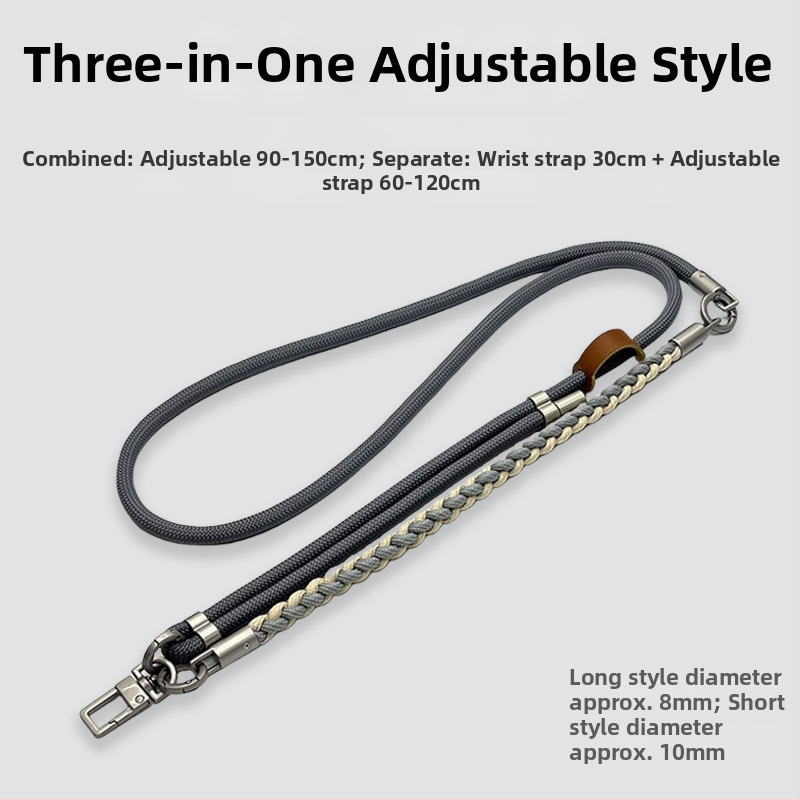 Mobiiltelefonikaelapael — Polüester köis, Metallist klamber, Kohandatav, Unisex