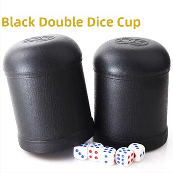 Двоен комплект чаши за зарове със шейкър (ABS)