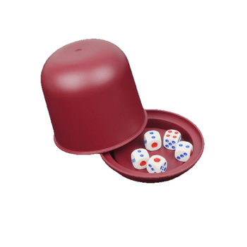 Комплект чаши за зарове със сито – пластмасов, заоблени ъгли, форма: друга, кутии: 30/200, произход: Гуандун, подходящ за шах и игри с карти