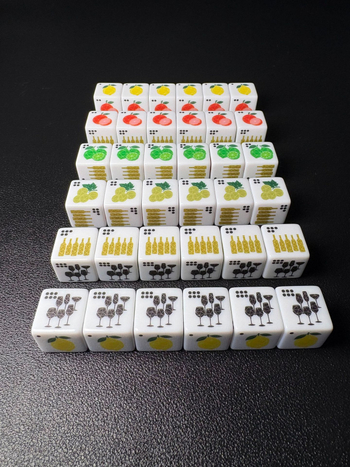 Акрилни зарчета за настолни игри, дизайн: правоъгълен ъгъл, форма: друга, кутия с 15000 капсули, персонализируеми