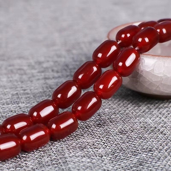 Perle od ahata – bubanj perle – tisak – Huizhou