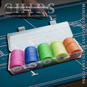 Меламинови чипове за Маџонг и Тексас Холдем покер – дебели висококачествени чипове за зали за карти, 1 спецификация, персонализируеми