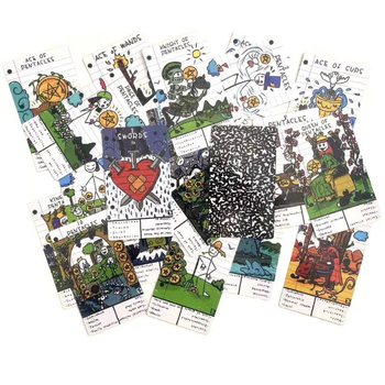 12x7 Doodle Tarot Kartice – Društvena Igra