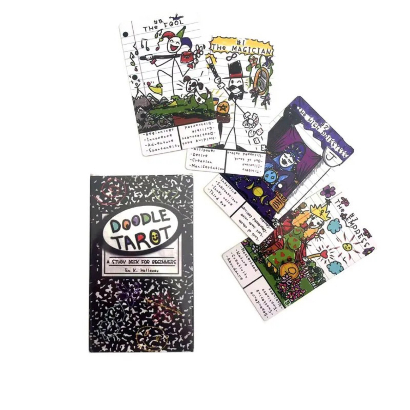 12x7 Doodle Tarot Kartice – Društvena Igra