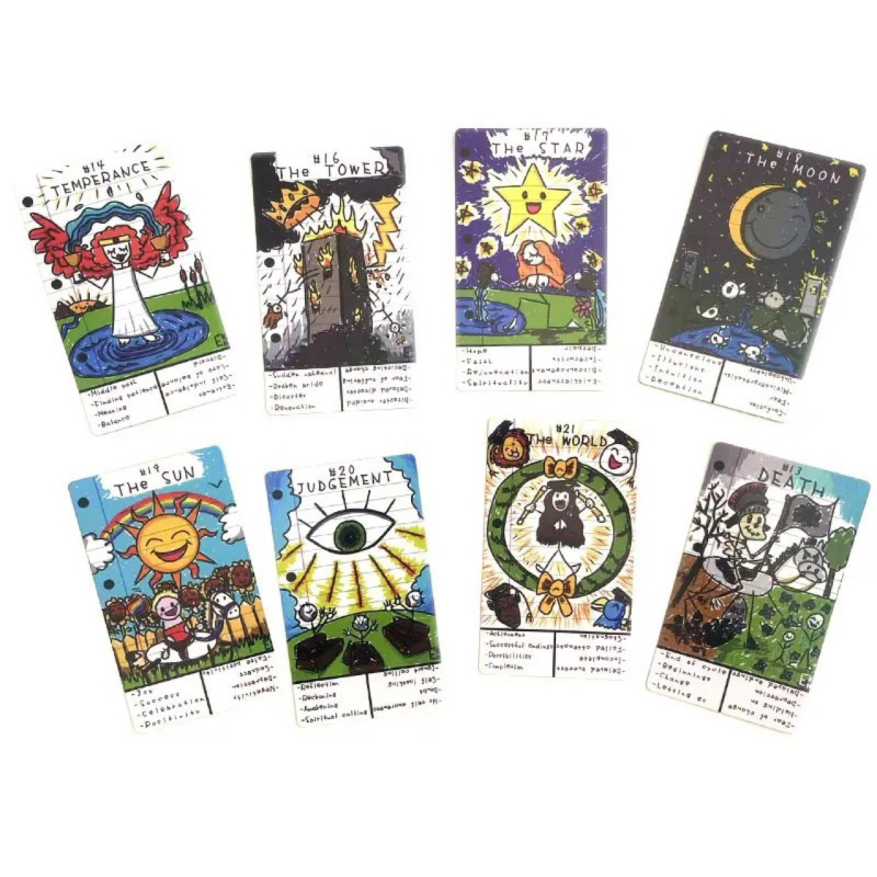 12x7 Doodle Tarot Kartice – Društvena Igra