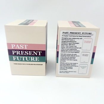 Παιχνίδι καρτών για επιτραπέζιο – 3 σε 1 για οικογενειακές συγκεντρώσεις και ενήλικες (Υλικό: 300 g επικαλυμμένο χαρτί; Κατηγορία: επιτραπέζια παιχνίδια με κάρτες; Συσκευασία: έγχρωμο κουτί; Ηλικία: 15–35 ετών; Αριθμός άρθρου: PPF three-in-one)