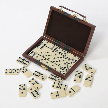 PU ντόμινο-σκάκι σετ, επιτραπέζιο παιχνίδι σκάκι-καρτών, συσκευασία με έγχρωμο κουτί, για ηλικίες 15–35 ετών, παιχνίδια άνω των 14