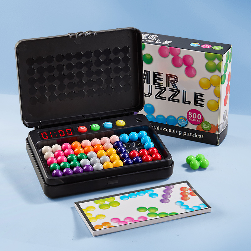 Πυραμίδα από χάντρες — παιχνίδι λογικής παζλ με έξυπνο χρονόμετρο για παιδιά, πλαστικό, 7–14 ετών, αναπτύσσει τη λογική σκέψη