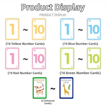 24-bodová matematická kartová hra pre deti 7–14 rokov (Materiál: papier; Kategória: stolová hra s kartami; Rozvíja intelektuálny rozvoj, koordináciu ruky a oka, komunikáciu rodičov a detí)