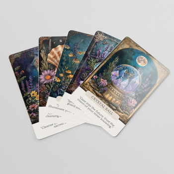 Dileda Witch Tools Oracle Cards – Karty pre stolovú hru, papier, farebné balenie, vhodné pre 15–35 rokov