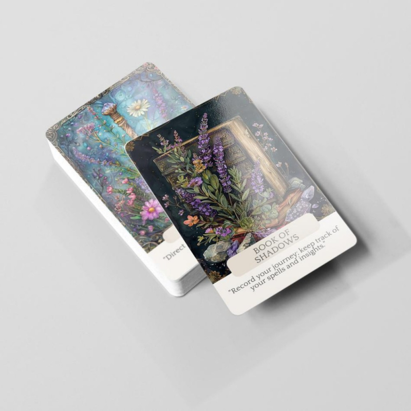 Dileda Witch Tools Oracle Cards – Karty pre stolovú hru, papier, farebné balenie, vhodné pre 15–35 rokov