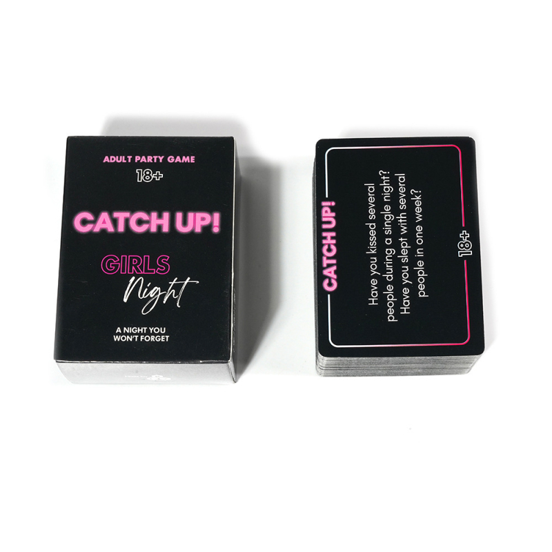 Catch Up! Girls Night – Party Strategijska kartaška igra za djevojke, Materijal: papir; Pakiranje: torba/opp vrećica; Dobna skupina 15–35