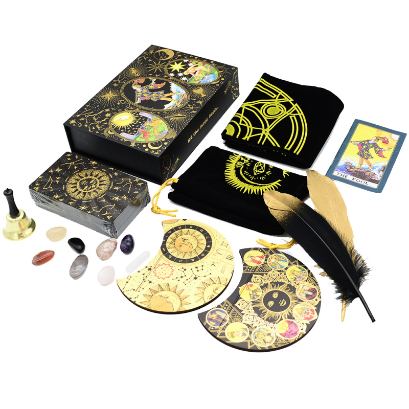 PVC Tarot set za stolnu igru (Materijal: PVC; Namjena: stolna kartaška igra; Pakiranje: OPP vrećica; Uzrast: 7–14 i 15–35)