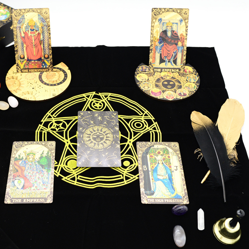 PVC Tarot set za stolnu igru (Materijal: PVC; Namjena: stolna kartaška igra; Pakiranje: OPP vrećica; Uzrast: 7–14 i 15–35)
