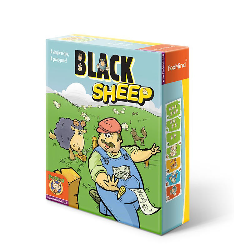 Foxmind Black Sheep Expulsion Order — Edukativna kartična društvena igra za interakciju roditelj-dijete, mentalno brojanje i strategija (uzrast 4–14), papirnate karte
