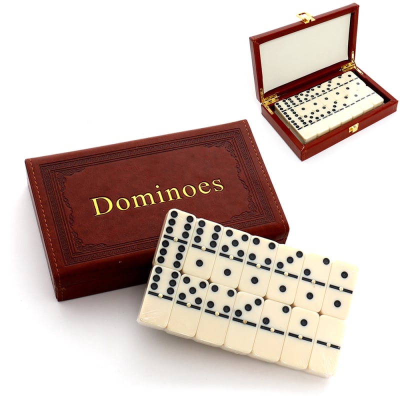 Domino set 28 komada, plastični, stolna igra, u kutiji