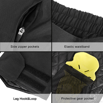 EIZ zimske hlače za biciklizam, unisex, tople, corduroy tkanina