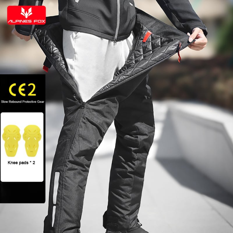 EIZ zimske hlače za biciklizam, unisex, tople, corduroy tkanina