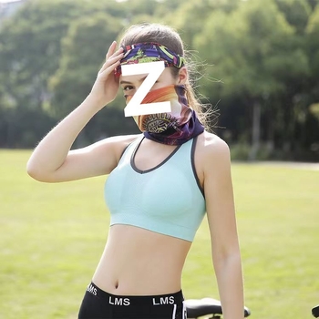 Sportinis galvos apdangalas ir šalikas, etninio stiliaus, poliesteris, dryžuotas raštas, vaikams