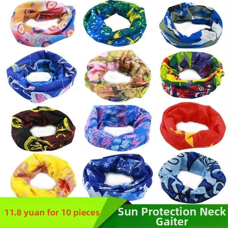 Sportinis galvos apdangalas ir šalikas, etninio stiliaus, poliesteris, dryžuotas raštas, vaikams