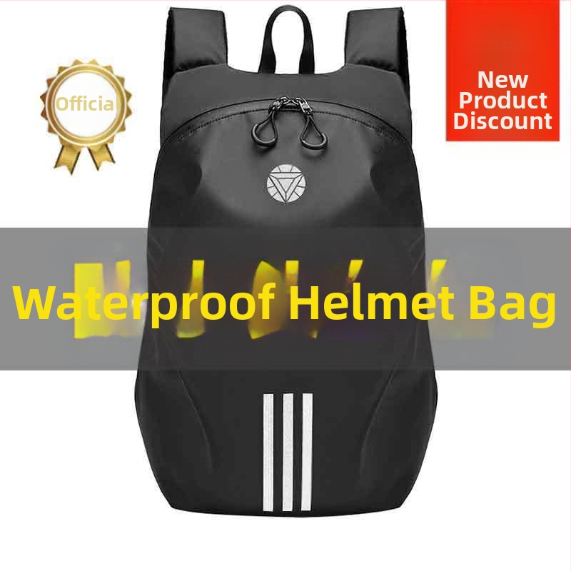 Motociklo šalmo kuprinė, atspari vandeniui, 45 l talpa, modelis TKb-03, Oxford audinys