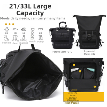 Hengtu Mt2040 33L Oxford pannier soma motociklam