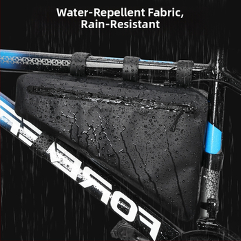Desert Maple PVC trojuholníková taška na rám bicykla - nepremokavá, s vnútornou výstelkou, veľký objem