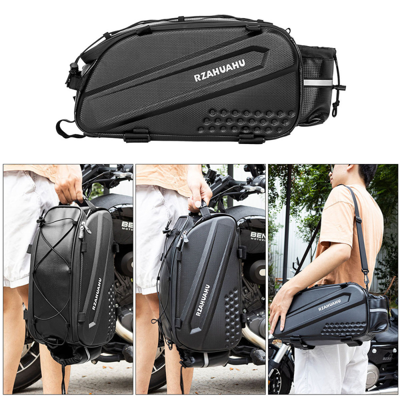 Torba za bicikl s velikim kapacitetom, za vožnju i putovanja, višenamjenska crossbody torba, jednostavna za ugradnju, vodootporna stražnja torba