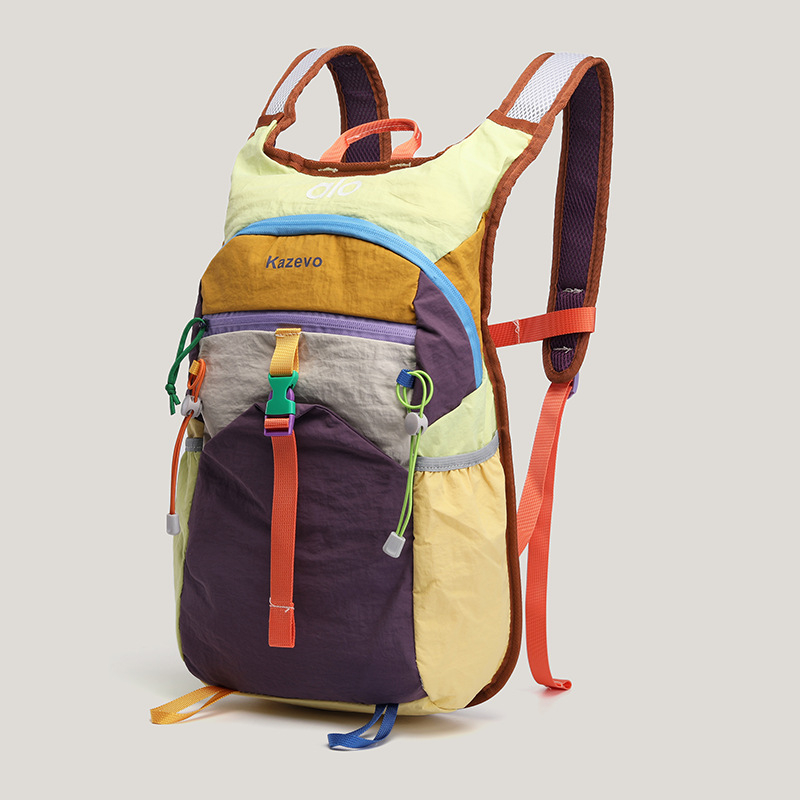 Túra hátizsák – nylon, uniszex, vízálló, ultra könnyű, görbült vállpántok (szabadidős, kültéri sportokra)