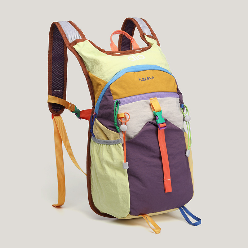 Túra hátizsák – nylon, uniszex, vízálló, ultra könnyű, görbült vállpántok (szabadidős, kültéri sportokra)