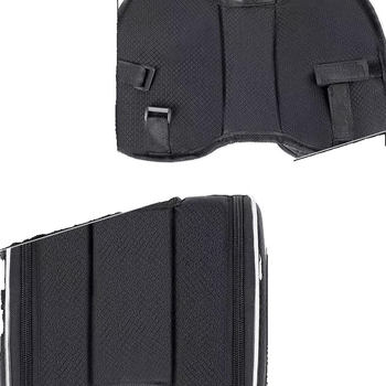 Višedjelna torba za bicikl: prednja okvir torba, torba na gornju cijev, torba za sjedalo, pretinac za alate za popravak i pretinac za telefon; bez podstavke