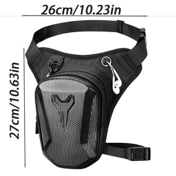 Motocikla ceļojumu soma ar stingru korpusu, poliesters, 1 L, ūdensizturīga ar lietus pārsegu