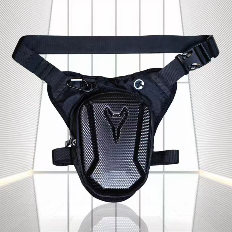 Motocikla ceļojumu soma ar stingru korpusu, poliesters, 1 L, ūdensizturīga ar lietus pārsegu