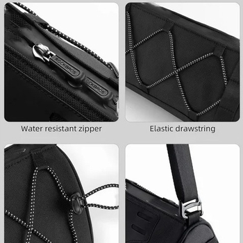 Prednja torba za planinski bicikl, poliesterski materijal, kapacitet 1,5 L, model L3201, Neutral marka
