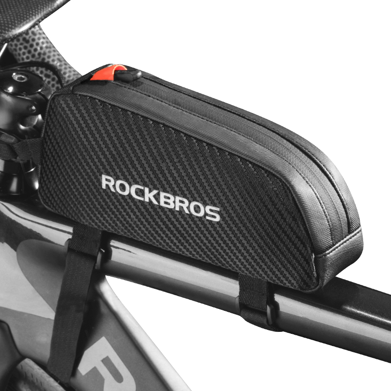 Rock Brothers torba za bicikl Rock Bros – prednja, crossbar i gornja cijev; model 985; materijal Silk Flower; kapacitet 1L