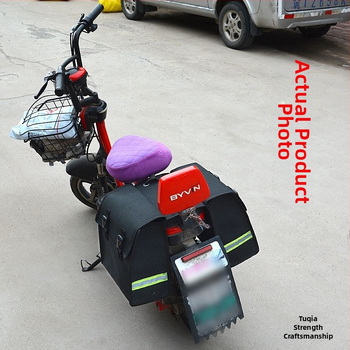 Dvojstranné tašky na zadný nosič bicykla