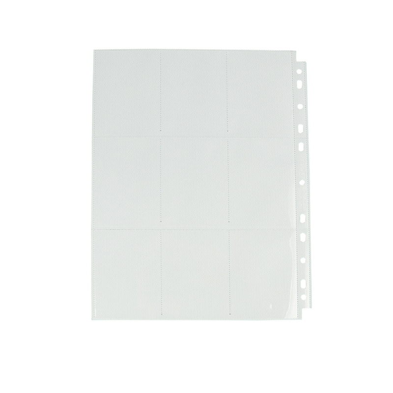 Henwei 9‑kép Függőleges Kártyaalbum Ultraman és Pokémon számára — 11 Lyuk, Három Réteg Loose-Leaf, Oldalsó Nyitás, Kétoldalas Lapok, Műanyag