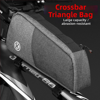Taška na hornú rámu bicykla, nylon, objem 1 L, model 83454, s vnútorným podšitím