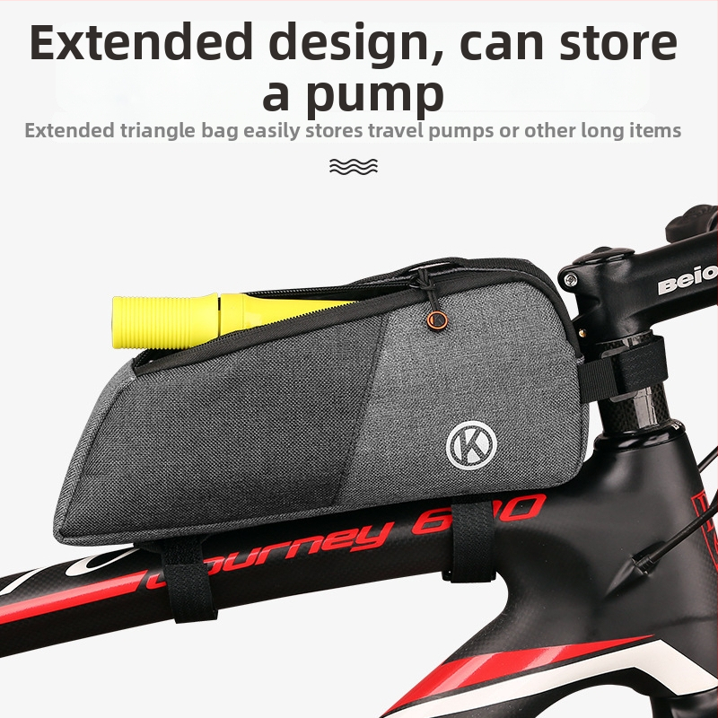 Taška na hornú rámu bicykla, nylon, objem 1 L, model 83454, s vnútorným podšitím