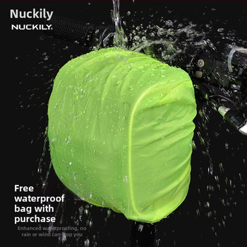 NUCKILY PL09 6L Polyester Vodeodolný Predný Vak na Bicykel s Univerzálnym Uchytením
