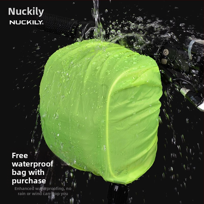 NUCKILY PL09 6L Polyester Vodeodolný Predný Vak na Bicykel s Univerzálnym Uchytením