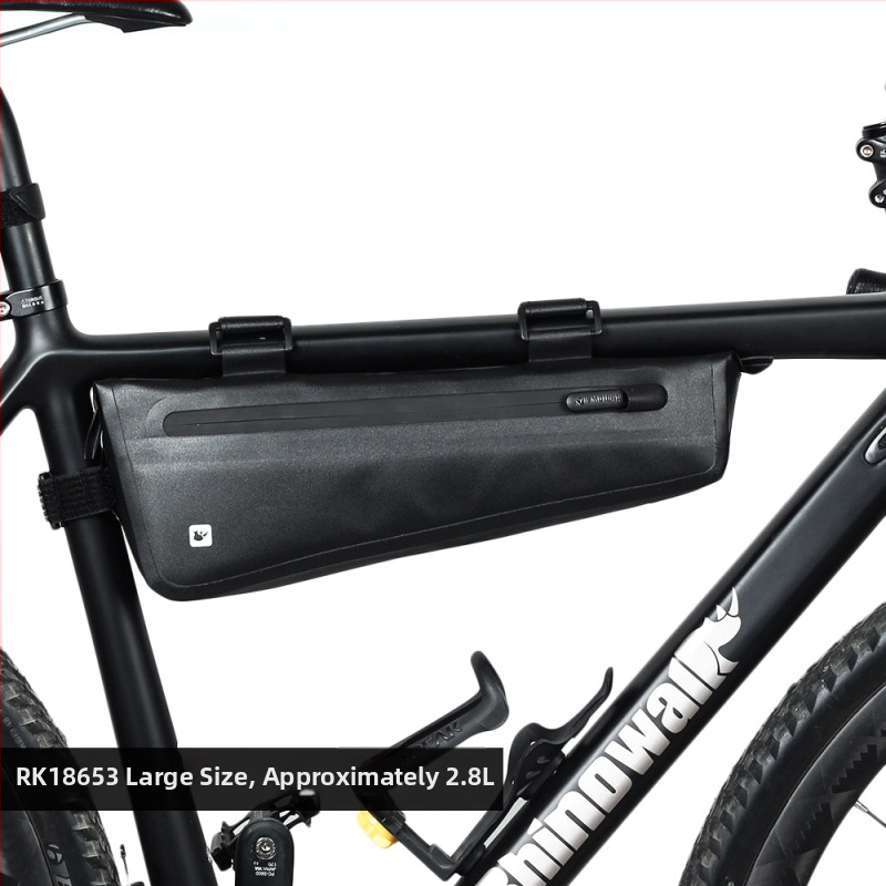 Predná trojuholníková taška na bicykel, TPU, odolná proti striekajúcej vode, úložný priestor, pre cestné a horské bicykle