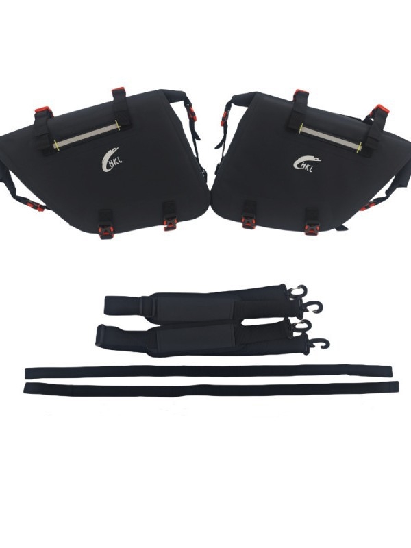 Vízálló nyereg táska motorkerékpárhoz és kerékpárhoz, TPU anyag, 30L kapacitás, modell Zc017