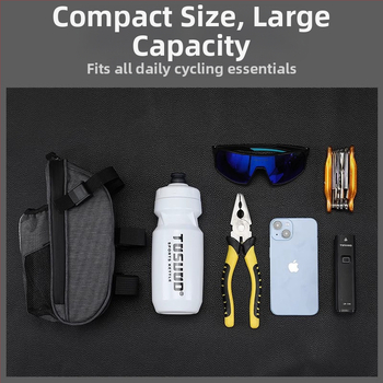 Taška na zadné koleso bicykla s kapacitou 1,5 l, vodeodolná, s vnútornou výstelkou, Snowflake Dragon Dance Cloth materiál