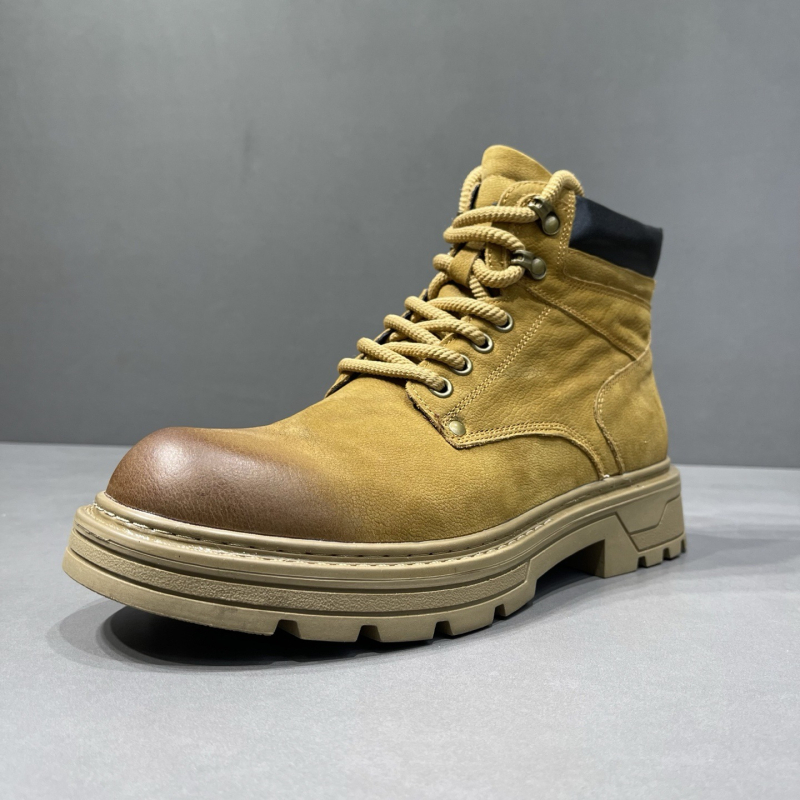 Martin čizme, vintage stil, visoki, koža prve klase svinje na gornjem dijelu, gumeni potplat, prednje vezivanje