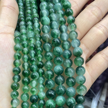 Kalcedonijske kugličaste perle, labave perle, vrhunski stil; Podrijetlo: Yiwu; Materijal: kalcedon; Obrada: rezanje brušenje poliranje