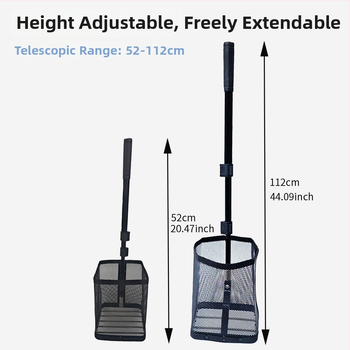 Подбирач на голф топки с издърпваща алуминиева конструкция за тренировки с няколко топки